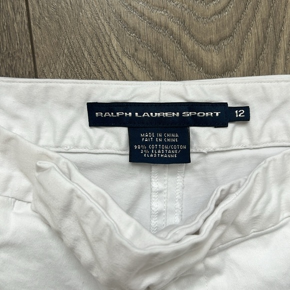 Ralph Lauren Sport white chino pant. Size 12. White - Picture 2 of 3